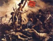 Eugene Delacroix Liberty Leading the People painting